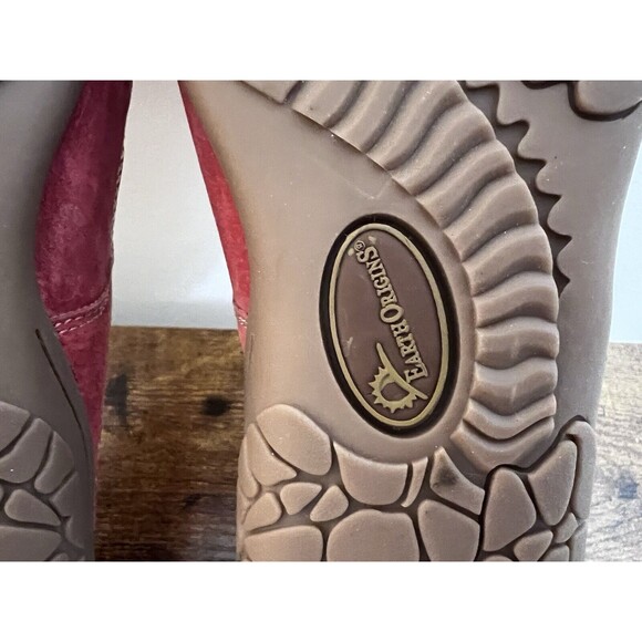Earth Origins Swirl Pink Suede Mary Jane Shoe Hook & Loop Strap Women's US 9 - Picture 13 of 13